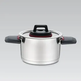 Puodai su dangteliu Feel Maestro MR-3530-22 Raudonai juoda Plienas Nerūdijantis plienas Plastmasinis Ø 22 cm 4,2 L