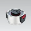 Casserole with Lid Feel Maestro MR-3530-22 Red Black Steel Stainless steel Plastic Ø 22 cm 4,2 L