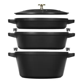 Keptuvė skersmuo Zwilling La Cocotte Juoda Ketaus keptuvė 1 Dalys Ø 24 cm 1 kg 4,2 L (1 vnt.)