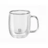 2-osainen kahvikuppisetti Zwilling 39500-110 Borosilikaattilasi 80 ml Läpinäkyvä 2 Kappaletta (2 osaa)