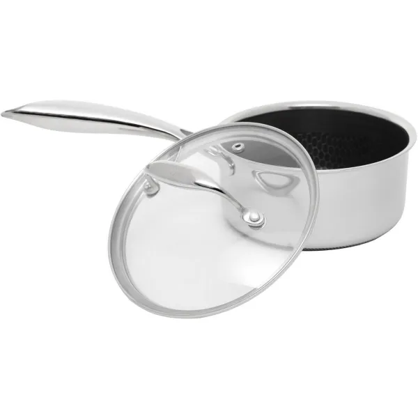 Casserole with lid Kohersen 71102 Silver Ø 16 cm 1,6 L