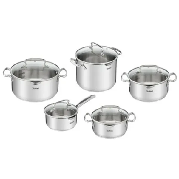 Кастрюля с крышкой Tefal G719SA74 Сталь Ø 18 cm Ø 24 cm Ø 20 cm Ø 22 cm Ø 16 cm 1,5 L 2 L 2,5 L 6 L 5 L 10 Предметы