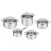 Кастрюля с крышкой Tefal G719SA74 Сталь Ø 18 cm Ø 24 cm Ø 20 cm Ø 22 cm Ø 16 cm 1,5 L 2 L 2,5 L 6 L 5 L 10 Предметы