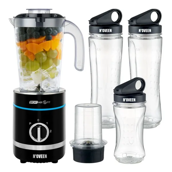 Blenderis-Krūze N'oveen SB2000 Melns 500 W 800 ml