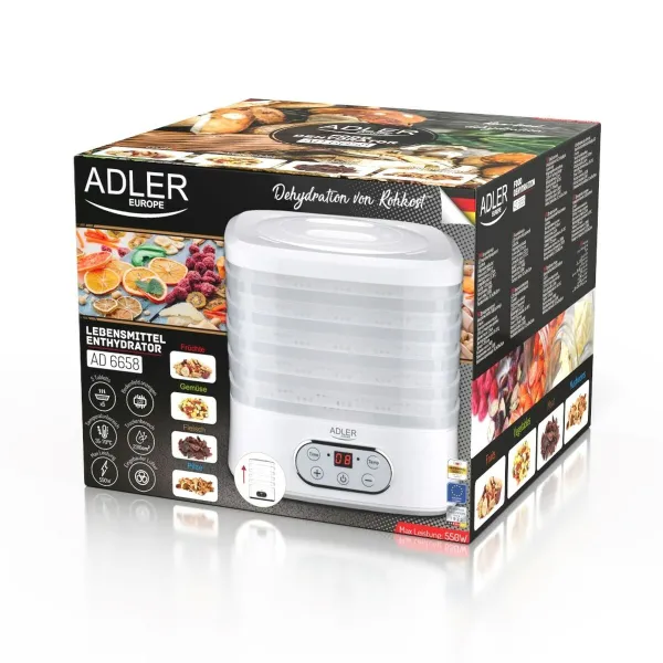 Maisto dehidratorius Adler AD 6658 550 W
