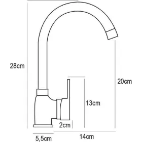 Kitchen Tap Pyramis 090 923 501 Vaniļa