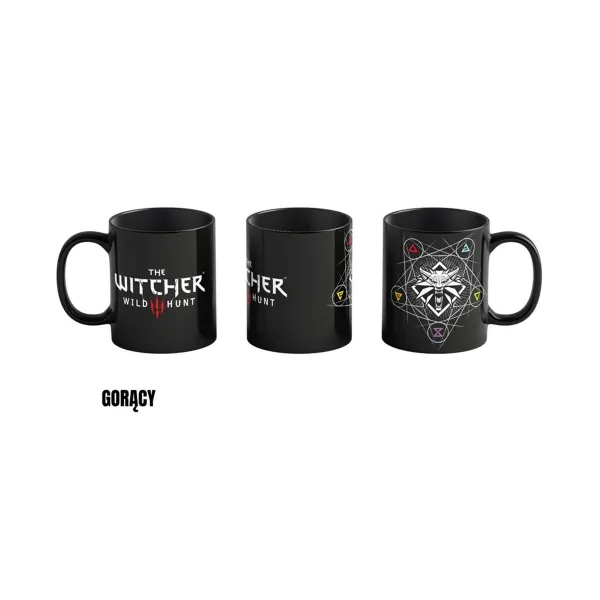 Krūze Good Loot The Witcher 3 Melns 480 ml