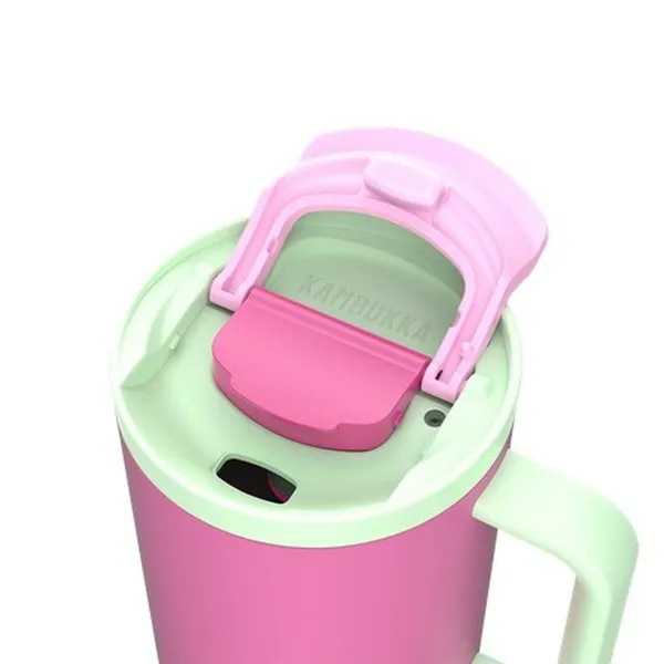 Thermal Cup with Lid Kambukka 11-08004 Green Pink Stainless steel 950 ml