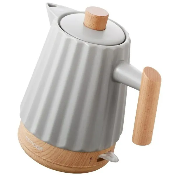 Tējkanna Concept RK0091 Gaiši pelēks Keramiska 1500 W 1,5 L