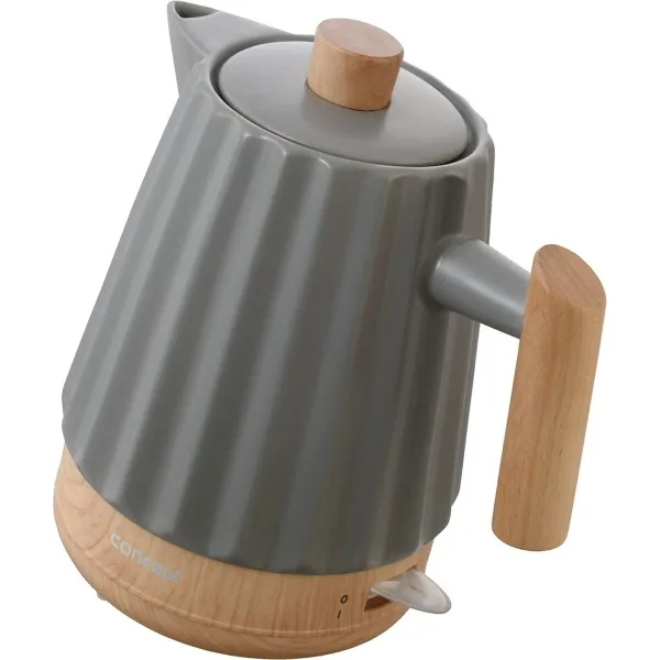 Tējkanna Concept RK0092 Tumši pelēks Keramiska 1500 W 1,5 L