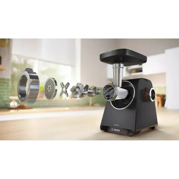Mėsmalė BOSCH MFWS440B Juoda Sidabras Plastmasinis 1900 W 2,5 Kg/min