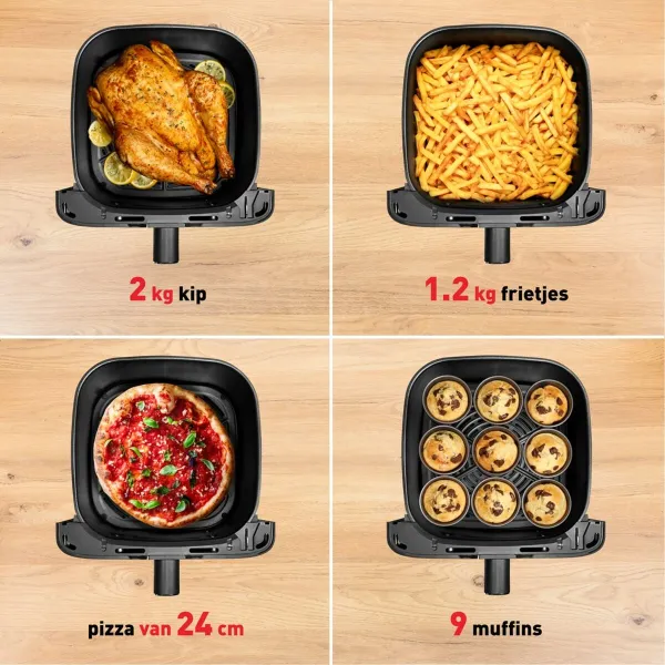 Airfryer Tefal EY855D10 Musta 7,5 L
