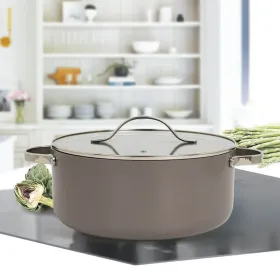 Puodai su dangteliu Feel Maestro MR-4009-18 Pilka Metalinis Aliuminis 18 cm 1,9 L