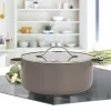 Puodai su dangteliu Feel Maestro MR-4009-18 Pilka Metalinis Aliuminis 18 cm 1,9 L