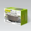 Kastrolis ar Vāku Feel Maestro MR-4009-18 Pelēks Metāls Alumīnijs 18 cm 1,9 L
