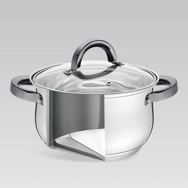 Kannellinen vuoka Feel Maestro MR-3522-6M-BLACK Hopeinen Teräs Ruostumaton teräs Ø 18 cm Ø 20 cm Ø 16 cm 2,5 L 1,8 L 3,5 L (6 Ka