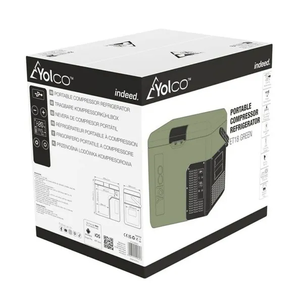 Mini Saldētava Yolco ET18 Zaļš 45 W 17 L