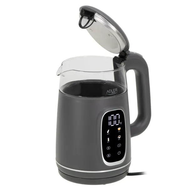 Kettle Adler AD 1305gs Grey Silver 2200 W 1,7 L