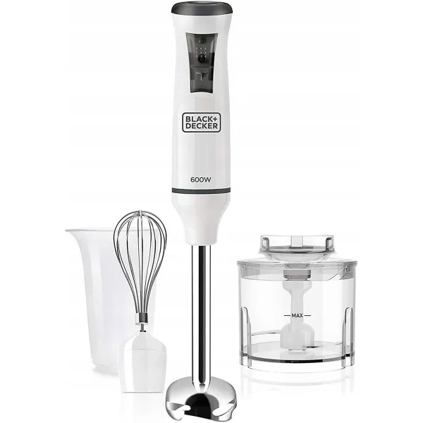 Миксер с колбой Black & Decker ES9160150B Чёрный Серебристый 600 W