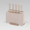 Set of Kitchen Knives and Stand Feel Maestro MR-1412-BEIGE