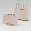 Set of Kitchen Knives and Stand Feel Maestro MR-1412-BEIGE