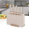 Set of Kitchen Knives and Stand Feel Maestro MR-1412-BEIGE