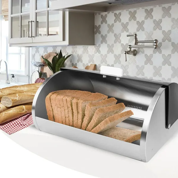 Breadbasket Feel Maestro MR-1676-BLACK Black Stainless steel (1 Unit)
