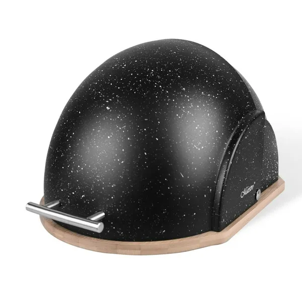 Leipäkori Feel Maestro MR-1678G-BLACK Valkoinen Musta Puu Puu, bambu Muovinen (1 osaa)