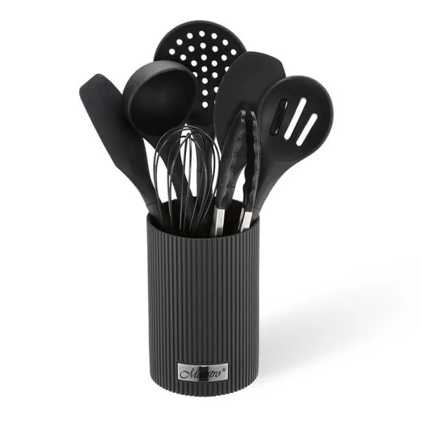 Virtuvinių peilių ir stovo komplektas Feel Maestro MR-1542-BLACK