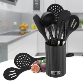 Set of Kitchen Knives and Stand Feel Maestro MR-1542-BLACK