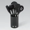 Set of Kitchen Knives and Stand Feel Maestro MR-1542-BLACK