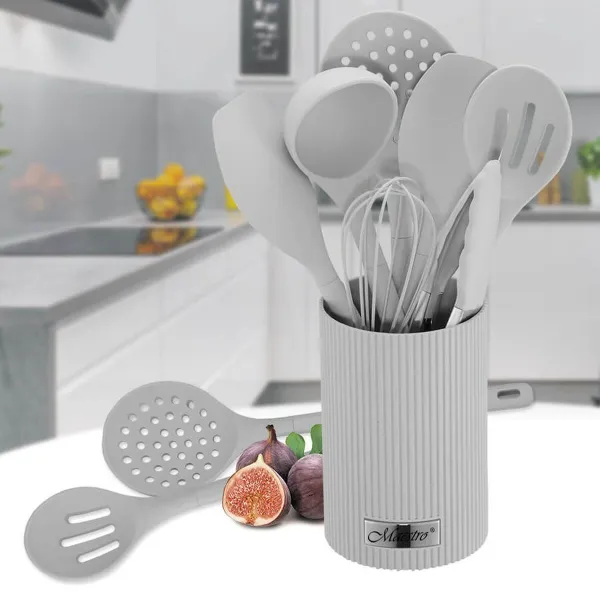 Кухонные ножи с подставкой Feel Maestro MR-1542-GREY