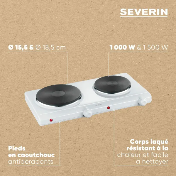 Camping stove Severin DK 1042 1500 W 2500 W