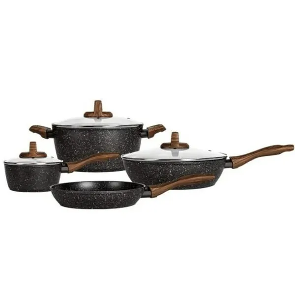 Keptuvė Smile MGK-24 Medžio Ø 24 cm Ø 16 cm Aliuminis