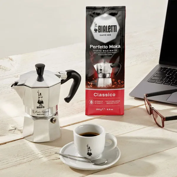 Kahvijauhe Bialetti Perfetto Moka Classic 250 g (2 osaa)