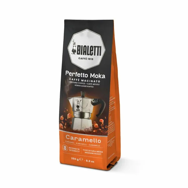 Молотый кофе Bialetti Perfetto Moka Carmello 250 g