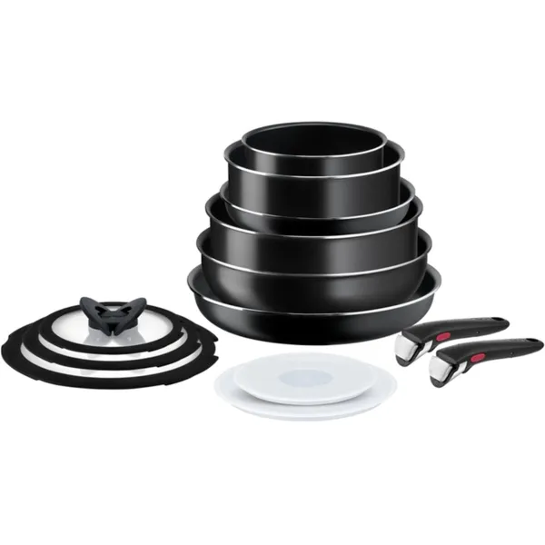 Pannu komplekts Tefal Ingenio Easy Cook Clean 13 Daudzums Melns Alumīnijs