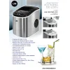 Jääkone Lin ICE PRO-S12 Hopeinen 112 W 2,2 L