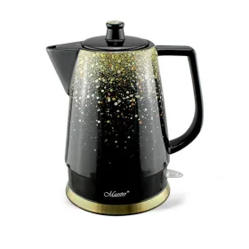 Tējkanna Feel Maestro MR-074 Melns Zelts Keramiska 1500 W 1,5 L