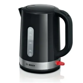Tējkanna BOSCH TWK6A513 Melns Plastmasa/Nerūsējošais tērauds plástico,acero inoxidable 2200 W 1,7 L