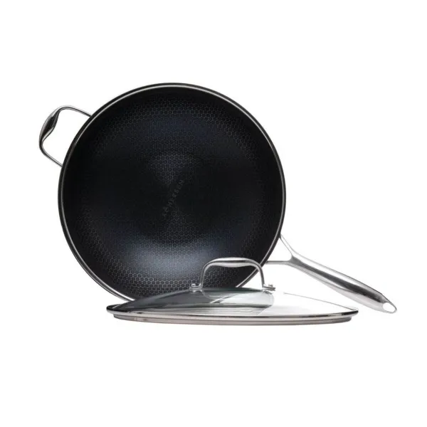 Keptuvė Kohersen 71111 Juoda Sidabras Nerūdijantis plienas Aliuminis Ø 32 cm