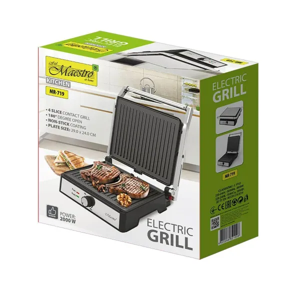 Elektrinė Kepsninė Feel Maestro MR-719 2000 W