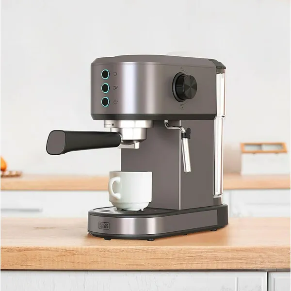 Express Coffee Machine Black & Decker BXCO1350E Silver 1350 W