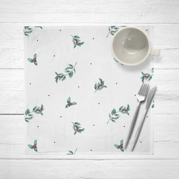 Салфетки Belum White Christmas Белый Разноцветный Half Panamá 45 x 45 cm 2 штук