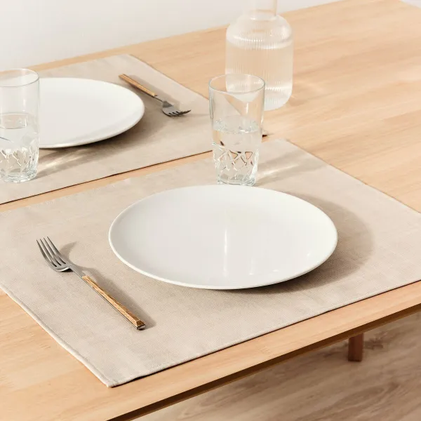 Tabletti Belum Liso Beige 50 x 40 cm Sileä 2 osaa