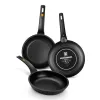 Wok keptuvė BRA Sartén Efficient Juoda Aliuminis Ø 24 cm