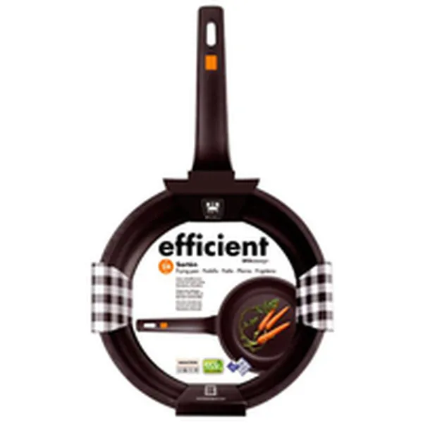 Wok keptuvė BRA Sartén Efficient Juoda Aliuminis Ø 24 cm
