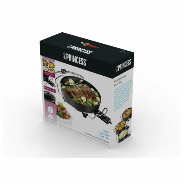 Monikäyttöinen Grilli Pannu Princess 01.162367.01.001 Elektroninen