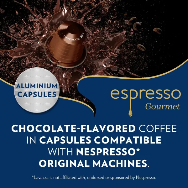 Kafijas Kapsulas Lavazza Espresso Gourmet Chocolate 10 Daudzums (10 gb.)