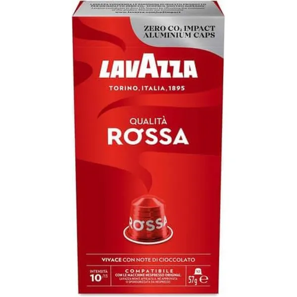 Coffee Capsules Lavazza Qualitá Rossa 10 Pieces (10 Units)
